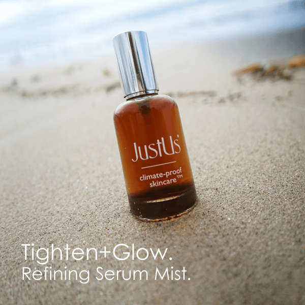Tighten+Glow anti-aging skincare for mature, post-menopausal skin with botanical actives