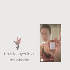 How to layer skincare in a dry climate