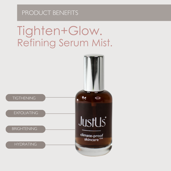 Tighten + Glow. Refining Mist.