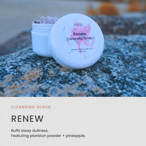 Renew. Cleansing Scrub – Gentle Exfoliation + Bright Renewal for Tired or Lackluster Skin