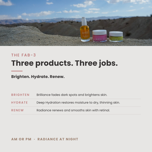 FAB-3 - Radiance, Hydration +  Glow Essentials for Skin