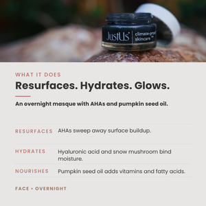 Midnight Pumpkin. Resurfacing Sleep Masque – Overnight Exfoliation + Luminous Hydration for Dull or Uneven Skin