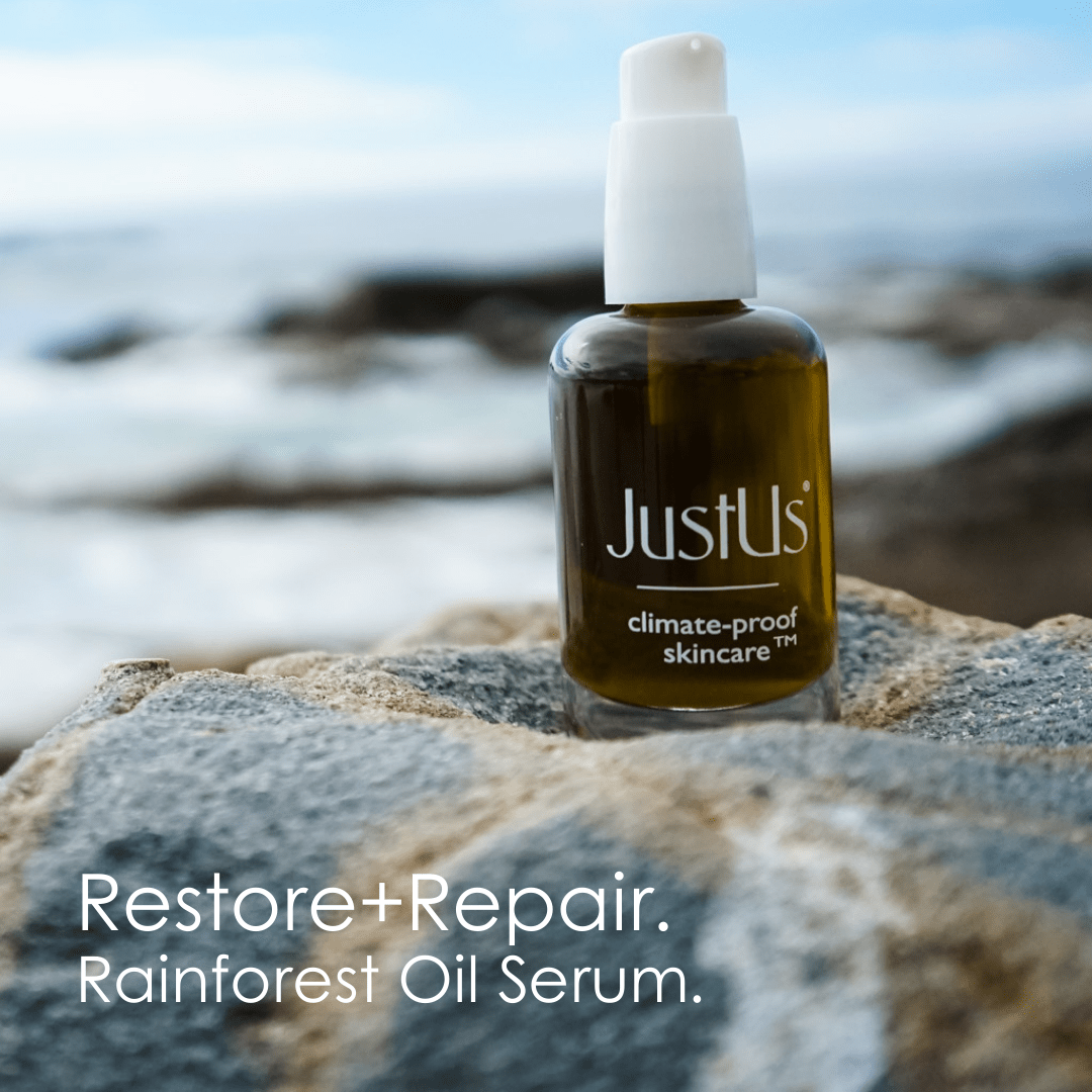 Restore+Repair. Rain Forest Oil Serum - Irritation, healing, redness, wrinkles, sagging, blemish relief with Bakuchiol + Andiroba + Tamanu Oils