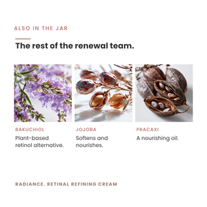 Radiance. Retinal Refining Cream - Brightening Moisturizer with Retinal + Niacinamide