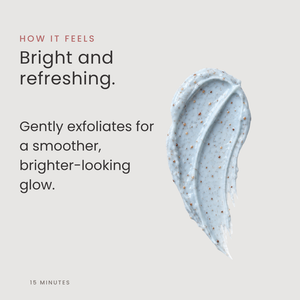 Gentle Exfoliating Blueberry Masque. Brightening Fruit Enzyme – Antioxidant Exfoliation + Glow Revival for Dull or Uneven Tone