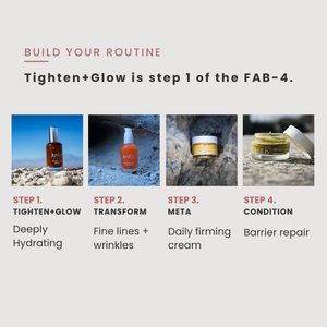 Tighten + Glow. Refining Mist - for Tightening, Hydration, Fine Lines + Cellular Turnover