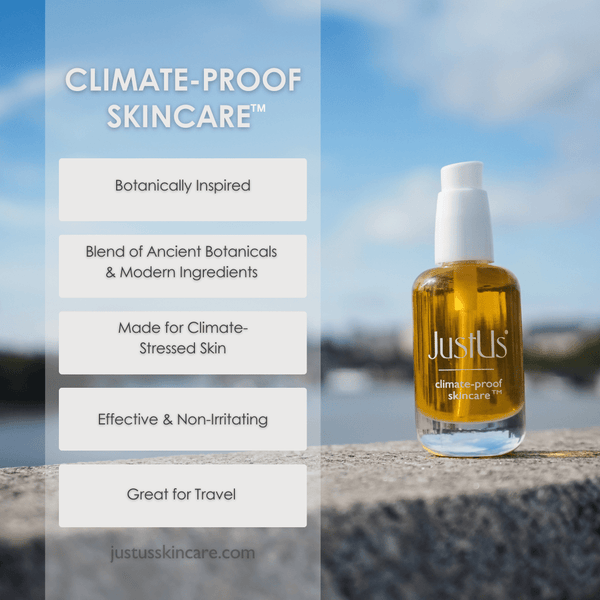 Brilliance anti-aging skincare for mature, post-menopausal skin with botanical actives