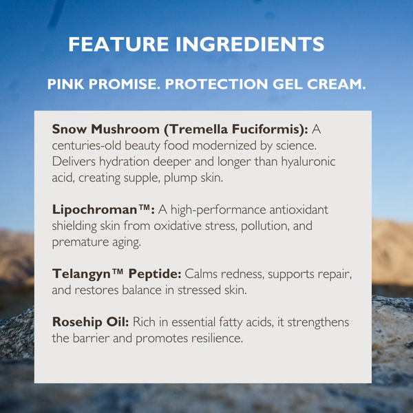 Pink Promise. Protection Gel Cream – Barrier Strength + Restorative Hydration for Fragile or Stressed Skin