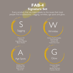 Fab Four - Targets SWAG: Sagging, Wrinkles, Age Spots + Glow