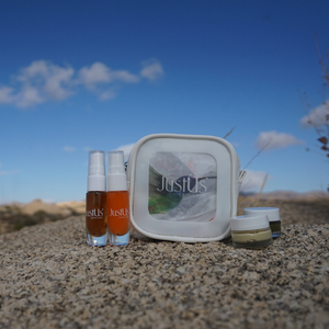 Fab Four Anti-Aging Essentials Mini Kit - Trial Size Routine for Brightening, Firming +  Moisture