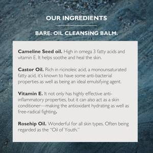 Bare. Cleansing Oil Balm.
