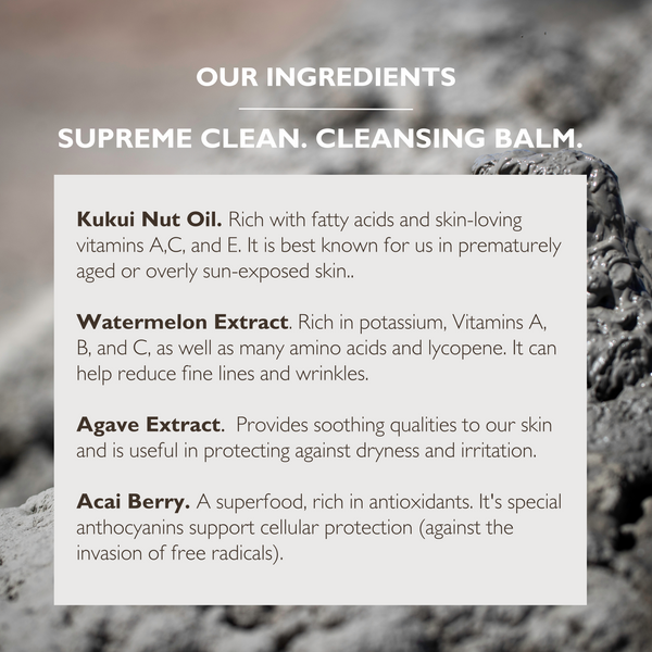 Supreme Clean. Cleansing Balm.