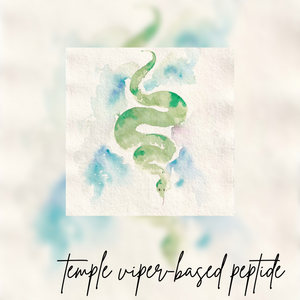 temple based viper watercolor
