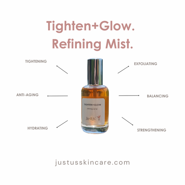 Tighten + Glow. Refining Mist.